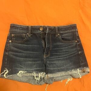 American eagle hi-rise shortie shorts